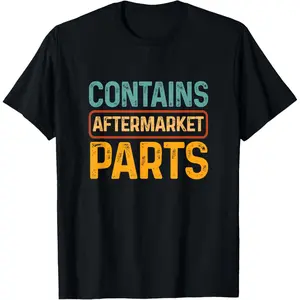 Bionic Aftermarket Parts Design - Knee and Hip Replacement T-Shirt,Made in USA