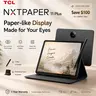 TCL NXTPAPER 11 Plus Durable Android Tablet - 11.5" 120Hz 2.2K NXTPAPER 4.0 Display, 8+8GB RAM, 256GB Storage, 8000mAh Battery, Stylus, Flip Case, Metal Stand, Charging Protection, AI Tools, Onyx Black for Work, Content Creators techvibes