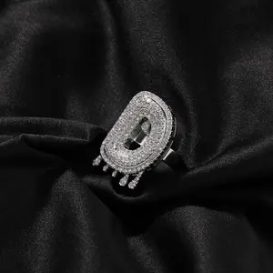 [ICE HUE]18K Gold Vacuum Plated Copper with 5A+ Sri Lanka Zircon Droplet Crown Ring Miami Italy Mexico & Micro Inspired for Women & Men Luxury Jewelry, Daily Wear,Casual Fashion, Gift Idea,,Classic,Hip Hop,Simple, Sporty Style