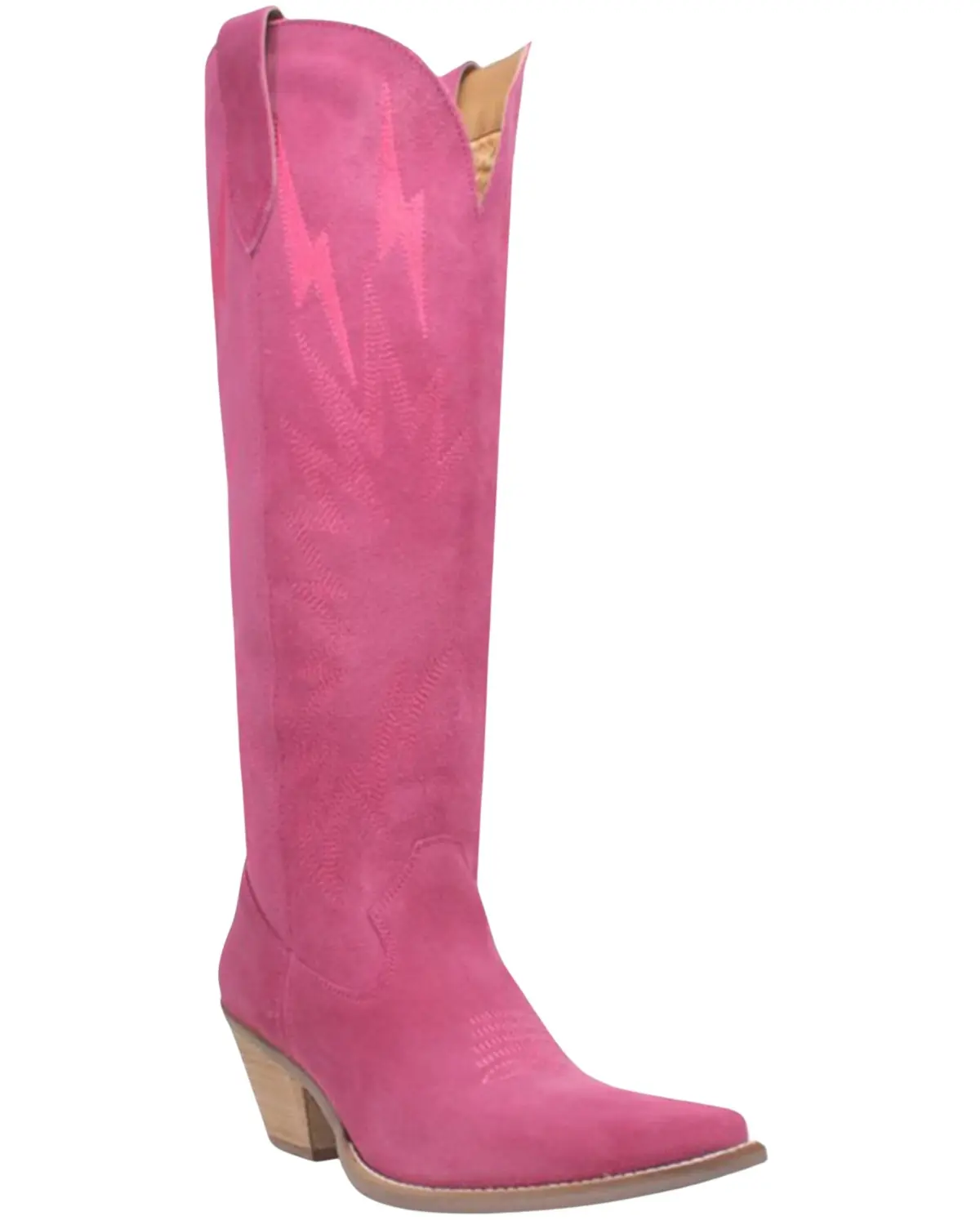 Dingo Women's Women'S Thunder Road Western Boot Snip Toe - Di597-Fuschia