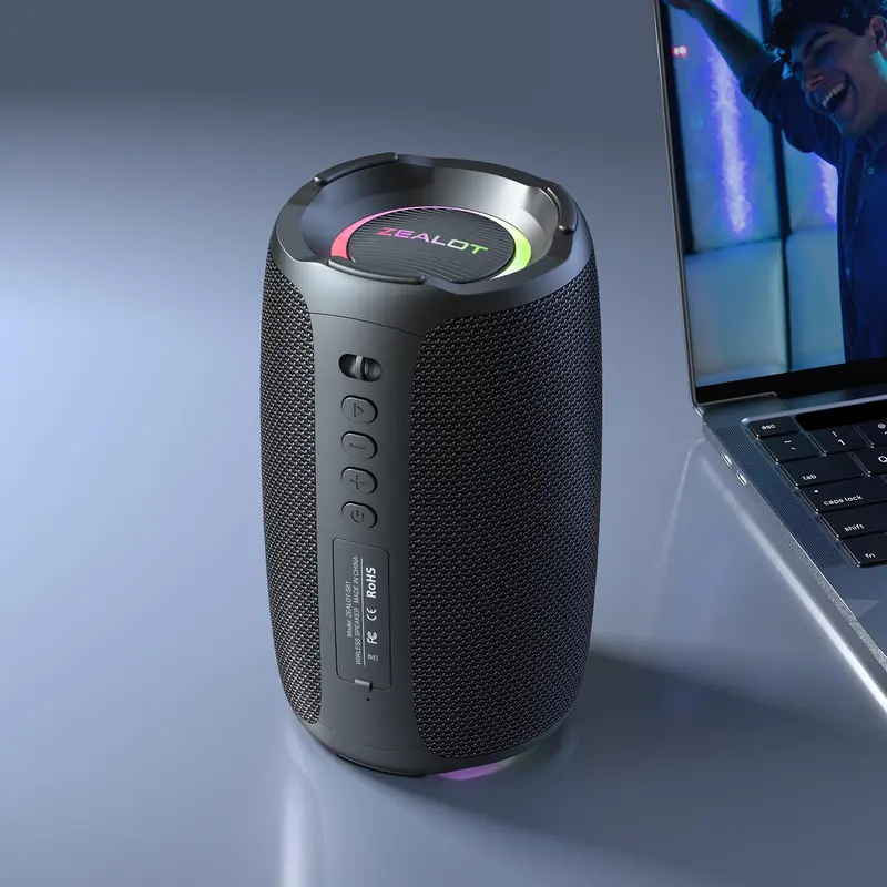 ZEALOT S76 Portable Wireless Speaker, 50W Waterproof USB
