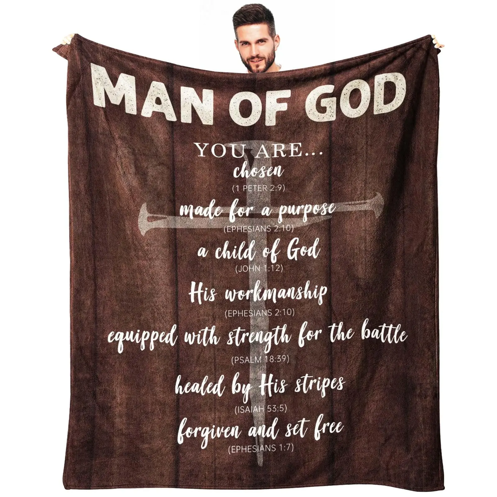 Christmas Christian Gifts for Men, Religious Gifts for Men Faith, Xmas Birthday Spiritual Gift for Christian Men, Inspirational Gifts for Men
