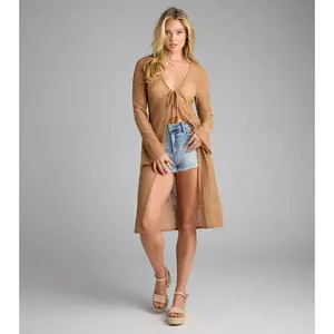 Beach Siren Energy Crochet Lace Duster