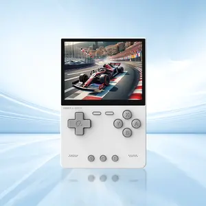 Trimui brick portable game console 3.2'' screen ips linux system trimui ui ui metal back panel keypad LED illumination 3000mah battery