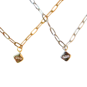 Dice Necklace - 18K Gold Plated | Stainless Steel