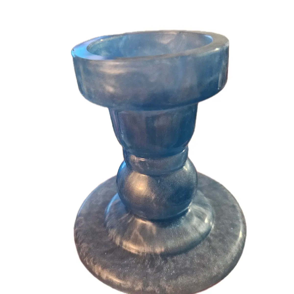Resin candle stick holder