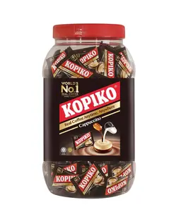 Cappuccino Coffee Hard Candy Real Coffee Extract Coffee Flavored Candy Energy Candy Jar 28.2oz Sweet Bonbon