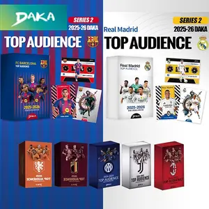 Genuine Daka 2025-26 Top Audience Series 2 Football Star Collection Cards Signature rating Card Football Club Official Box Gifts
