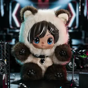 【Live】BABY CAT Vinyl Series Blind box,Christmas decoration Stuffed Toys soft dolls for home sofa & bed& bag, mystery gift  box for girls