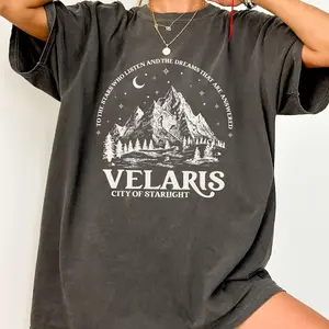 Velaris Comfort Colors T-Shirt, Thorns and Roses Court of Dreams Shirt, Acotar Comfort Colors Shirt, Night Court Acotar, City of Starlight