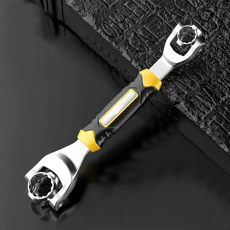 52-In-1 Socket Wrench Set with Non-Slip Handle and Rotating Design, Multifunctional Socket Wrench, Durable and Easy to Use, Ideal for Home and Car Repair, Socket Combination Tool