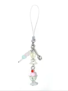 Cute Ice Cream Design Keychain, Fashionable Keychain for Women & Men, Trendy All-match & Exquisite Keychain for Birthday Gift