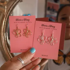 Mini Butterfly Earrings