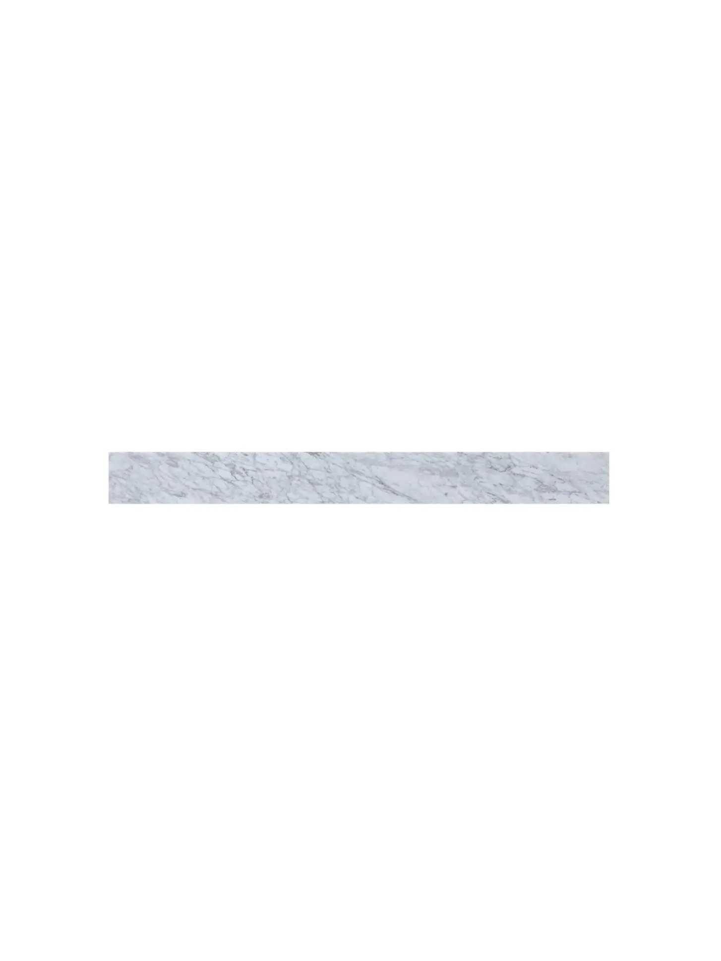 Elegant Decor BS1240CRA 40 in. Backsplash in Carrara White