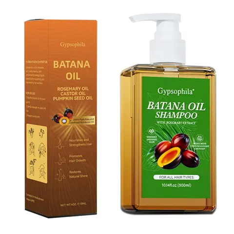 Batana Oil 4-in-1 Liquid with Rosemary, Castor, Pumpkin Seed Oil for Nourishing Hair & Stimulating Growth - 118ml (4oz) - Dr. Sebi Approved Thickening Regrowth Formula Thickening Boost