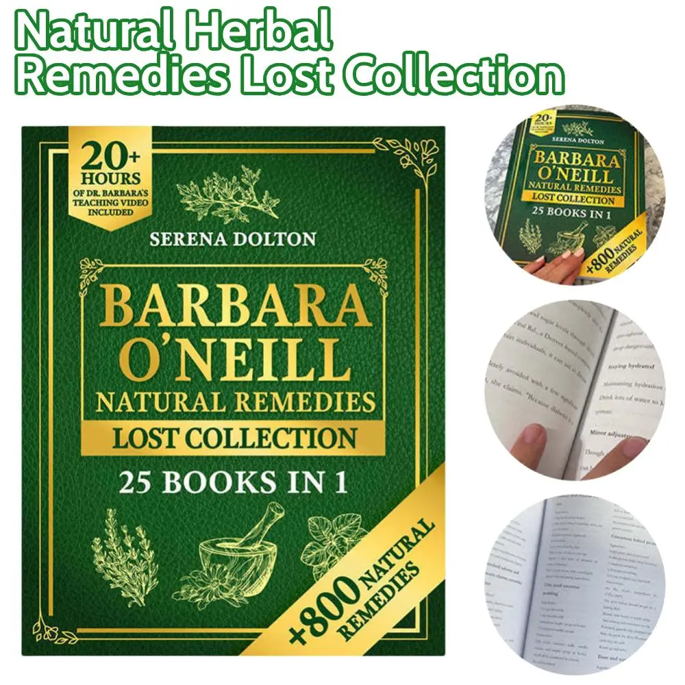 Natural Herbal Remedies Complete Collection Self-Healing Recipes Secrets Lost Book for Discover Holistic Health Lifestyle
