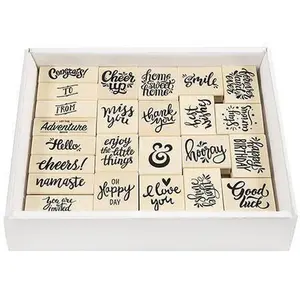 Wood Block - Sayings Stamps