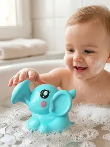 Baby Shower Sprinkler Toy, Elephant Shaped Water Sprayer, Animal Design Shower Toy, Children's Water Play Toy, Baby Bathing Accessories