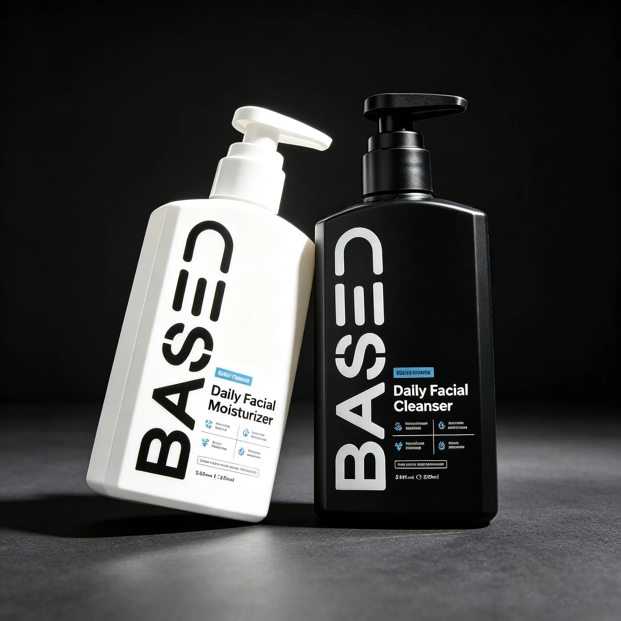 BASED Daily Skincare Duo - Purifying Face Wash + Repair Moisturizer, Non-Toxic, Hormone-Safe, Gentle Skincare with Moisture for All Skin Types