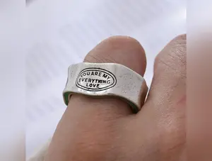 "You are my everything love" Ring