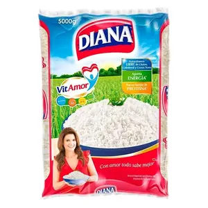 Diana VitAmor Rice 5000g - Rich in Energy & Protein - Perfect for Cooking & Baking - Con Amor Todo Sabe Mejor