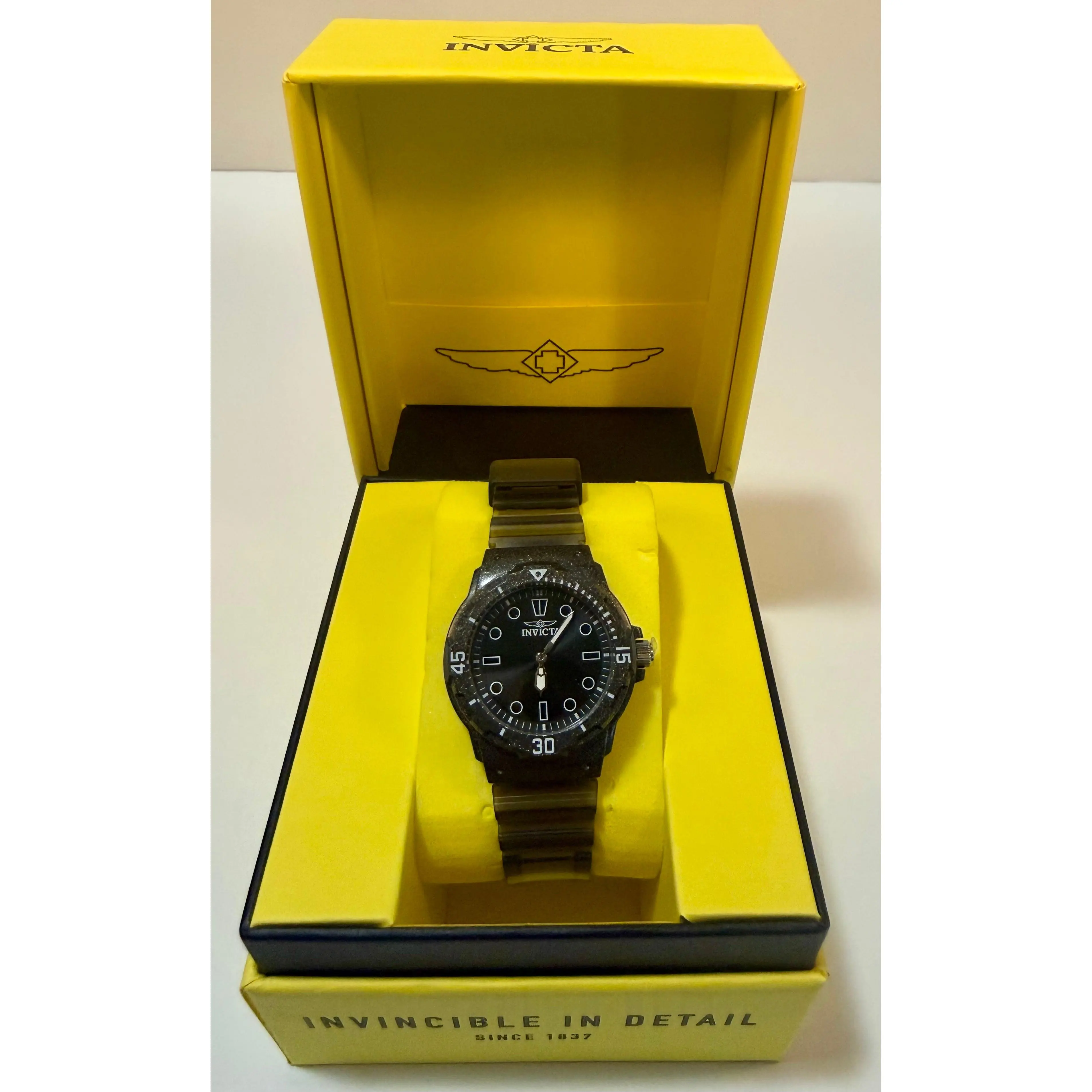 Invicta Celestial Cloud Women Watch 35mm Transparent Poly Strap 12mm Thick 49208