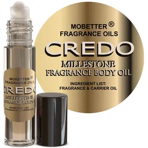 MOBETTER FRAGRANCE OILS Credo Millestone Unisex Body Oil 1/3 oz roll on Glass Bottle