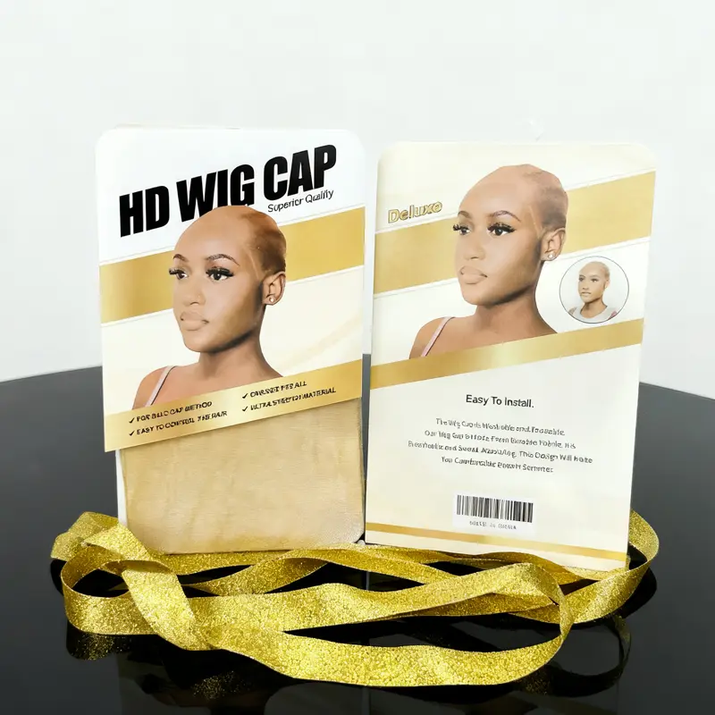 Women's Keiyet Hair HD Wig Caps, 2-Count Transparent Breathable Bald Cap for Wigs, Transparent Cap
