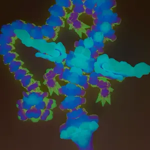 Articulated Dragon Figurine – Winged Snapdragon (Glow-in-the-Dark) Glowburst Rainbow fidget