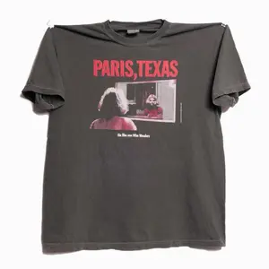 Paris Texas Tee Wim Wenders 1984 Movie Criterion Collection Avant Garde Art House Film German Filmmaker Faded Heavyweight Shirt - XL LIL