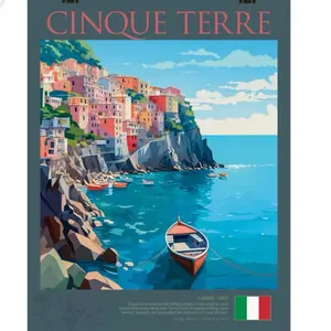 Cinque Terre Poster - Classic Travel Wall Decor