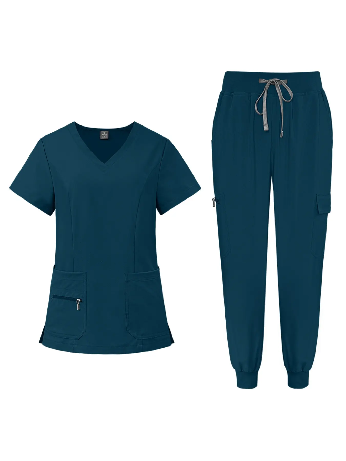 Beauty Salon Doctor Hospital Dentist Scrubs Women Joggers Set Comfortable Leisure Care Center Doctors' Daily Practical Work Clothes Nursing Scrubs Uniforms Sets Uniform Nurse