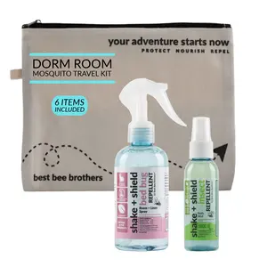 Best Bee Brothers Bed Bug & Mosquito Spray Plant-Based College Dorm Bug Repellent Kit (6 pcs)