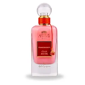 Pomegranate Musk Ithra Dubai Collection - EDP 100ML (3.4 OZ) by Ard Al Zaafaran (Velvet Pouch)