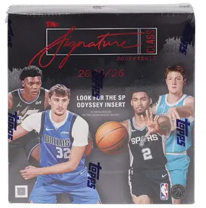 NBA TOPPS SIGNATURE CLASS CARD BREAK-4 MEGAS BREAK #33