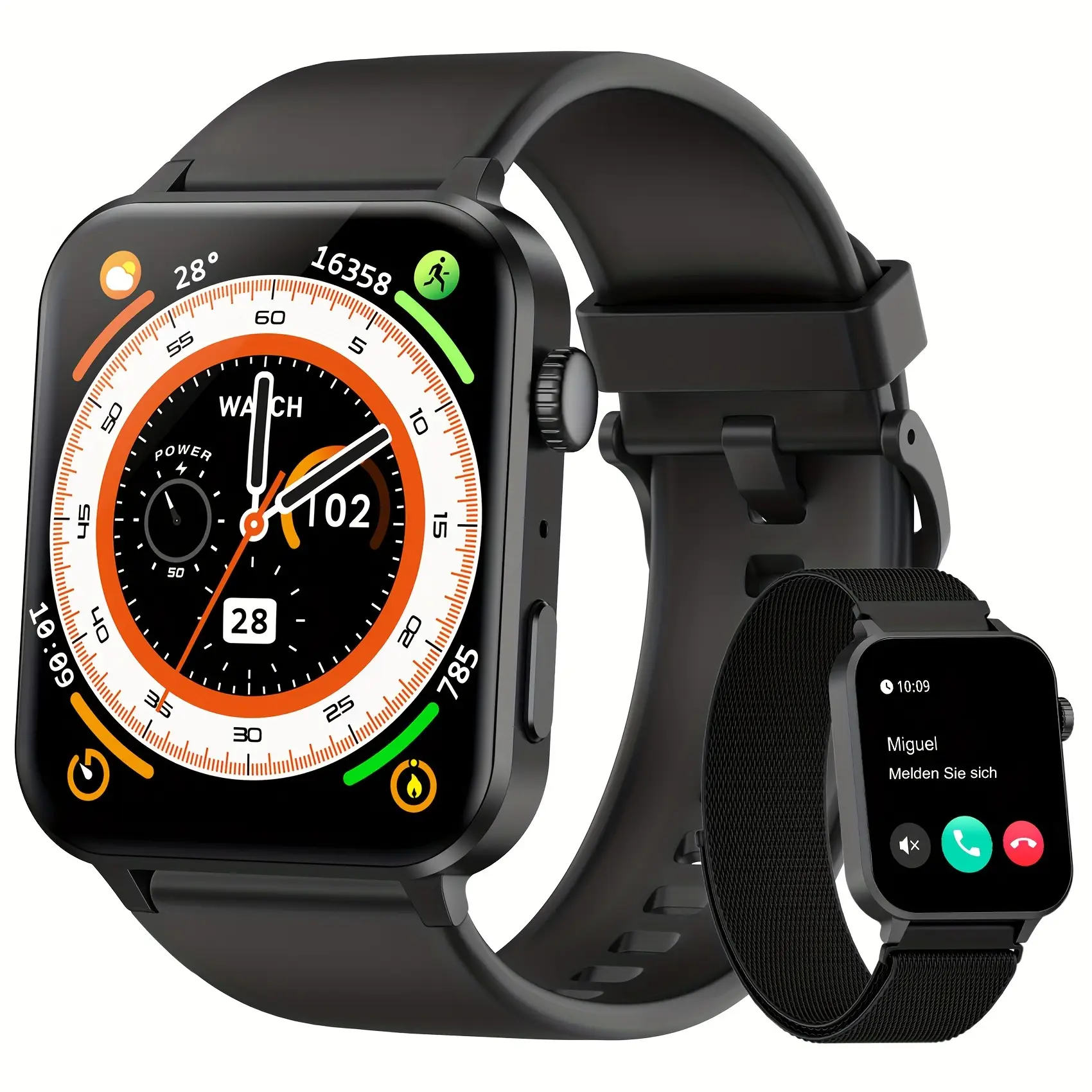 185 Touch Screen Smart Watches R30Pro Fitness Tracker Smartwatch with Call Function  Heart Rate MonitoringMultifunction Smartwatch For BT Calls F