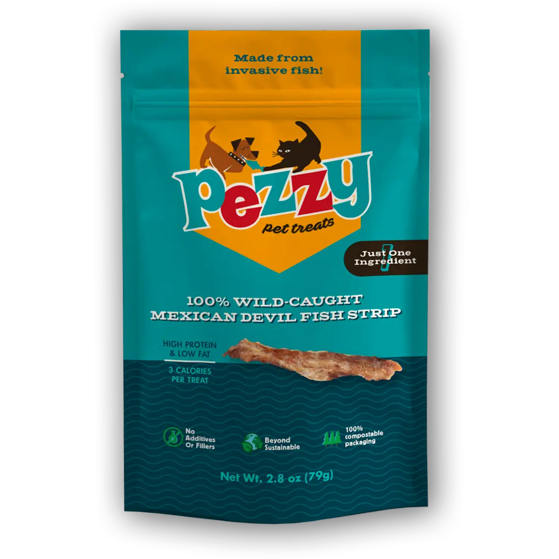 Devil Fish Strips (Single Ingredient Treat)