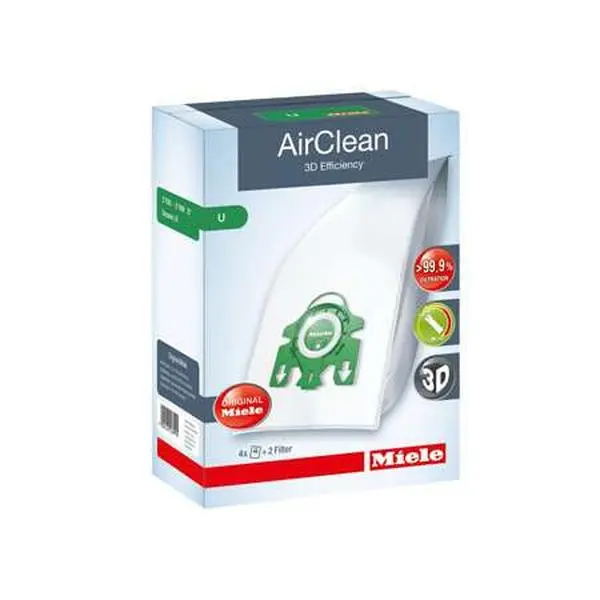 Miele Type U AirClean 3D Dustbags — Dynamic U1 & S7000