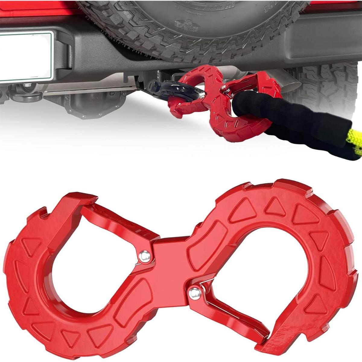 Heavy-Duty Forged S-Type Winch Hook, Dual Recovery Shackle with Anti-Slip Lock, Ultimate 4x4 Off-Road Towing Hook for Truck/SUV/Jeep Heavy-Duty Forged S-Type Winch Hook, Dual Recovery Shackle with Anti-Slip Lock, Ultimate 4x4 Off-Road Towing Hook for Truck/SUV/Jeep