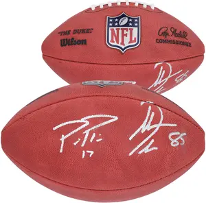 Philip Rivers and Antonio Gates San Diego Chargers Autographed Duke Full Color Football - Fanatics Authentic Certified