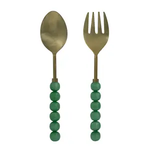 Set of 2 Hyaline Bubble Salad Servers
