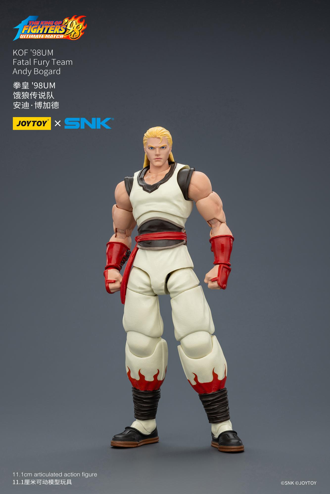 JOYTOY SNK 1/18 Action Figures KOF '98UM Fatal Fury Team Terry Bogard Andy Bogard Joe Higashi