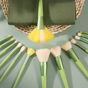 Super soft hair petal-like beauty high-grade 14 makeup set brush loose brush fan highlight brush makeup brush complete set