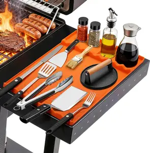 Silicone Griddle Cover Mat for Blackstone Grills 16" 11.5" 1.5",Food-Grade,Heat-Resistant,Non-Slip,Reusable,Outdoor Grill Accessories for Graduation