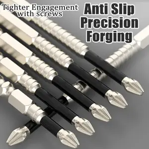 K5 Impact-Resistant and Non-Slip Bit,Impact Driver Bit Set,Titanium Alloy Impact