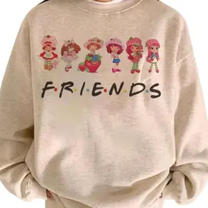 Vintage Strawberry Shortcake Shirt, Life is Delicious Love Strawberry Sweatshirt, Retro Cartoon Hoodie, 90s Nostalgia Tee