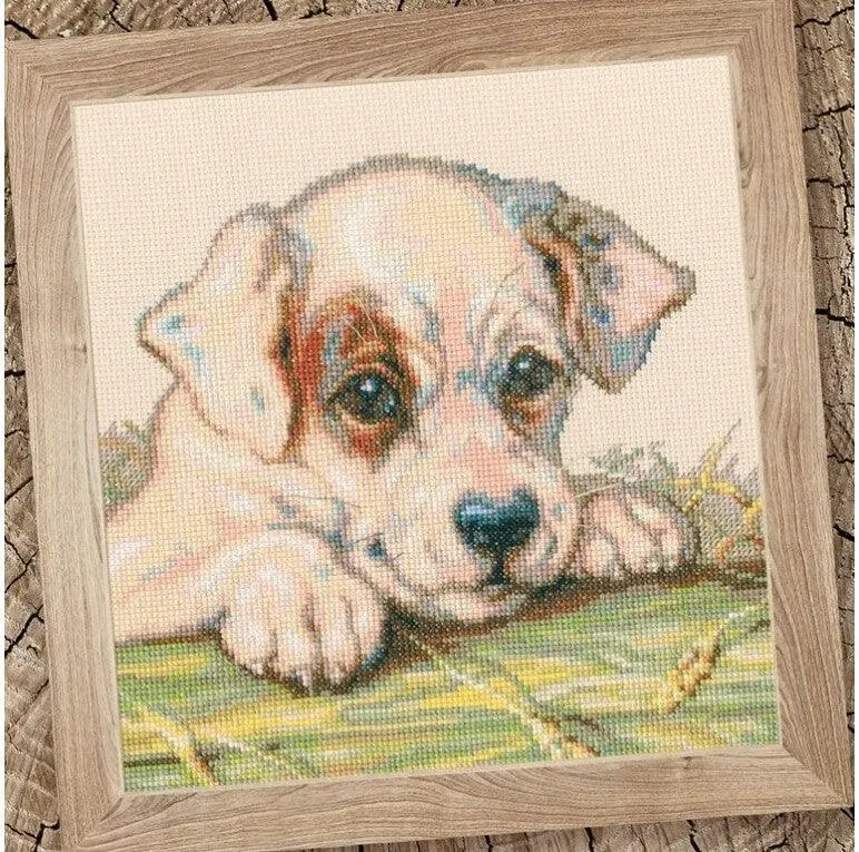 Motherhood Puppy Counted Cross Stitch Kit by RTO M711