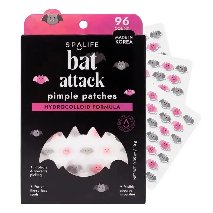 Bat Attack Pimple Patches - Goth Halloween Skincare