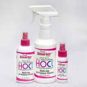 Think Smarter Products Three (3) - Pack (2oz, 8oz & 16oz) HOCl Hypochlorous Spray | Multi-Use Spray - Made with Himalayan Minerals