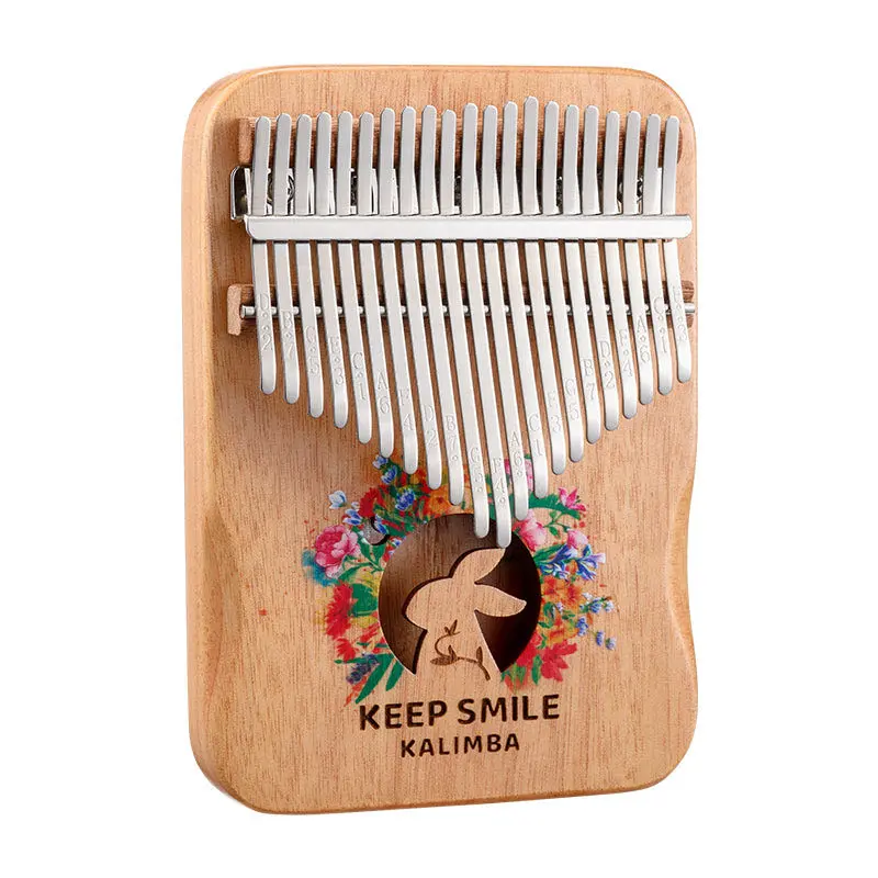Keep Smile Kalimba Thumb Piano - 17 Key Portable Front Hollow Finger Piano for Kids & Adults - Adorable Animal Designs - Easy to Play - Perfect Gift